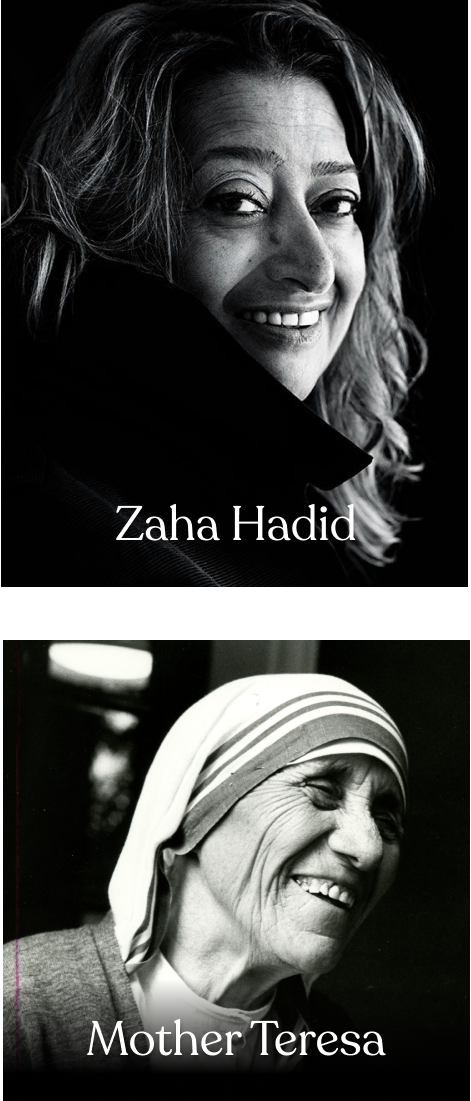 Zaha Hadid and Mother Teresa