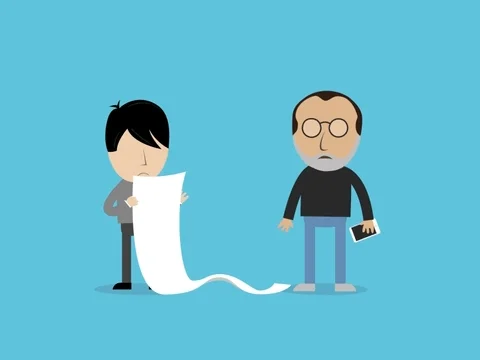 Steve Jobs throwing a device in frustration